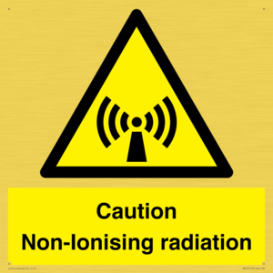 Caution Non-Ionising radiation